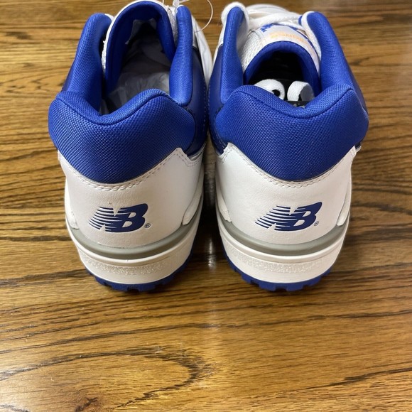 New Balance 550 Lakers White Blue Gold Men's Size 12 13 Leather Shoes Brand New - Picture 5 of 8